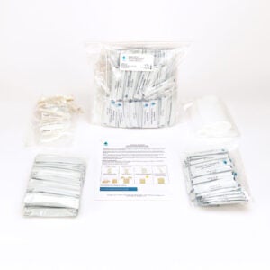 Components included in GEL EC CFU Kit for E. coli