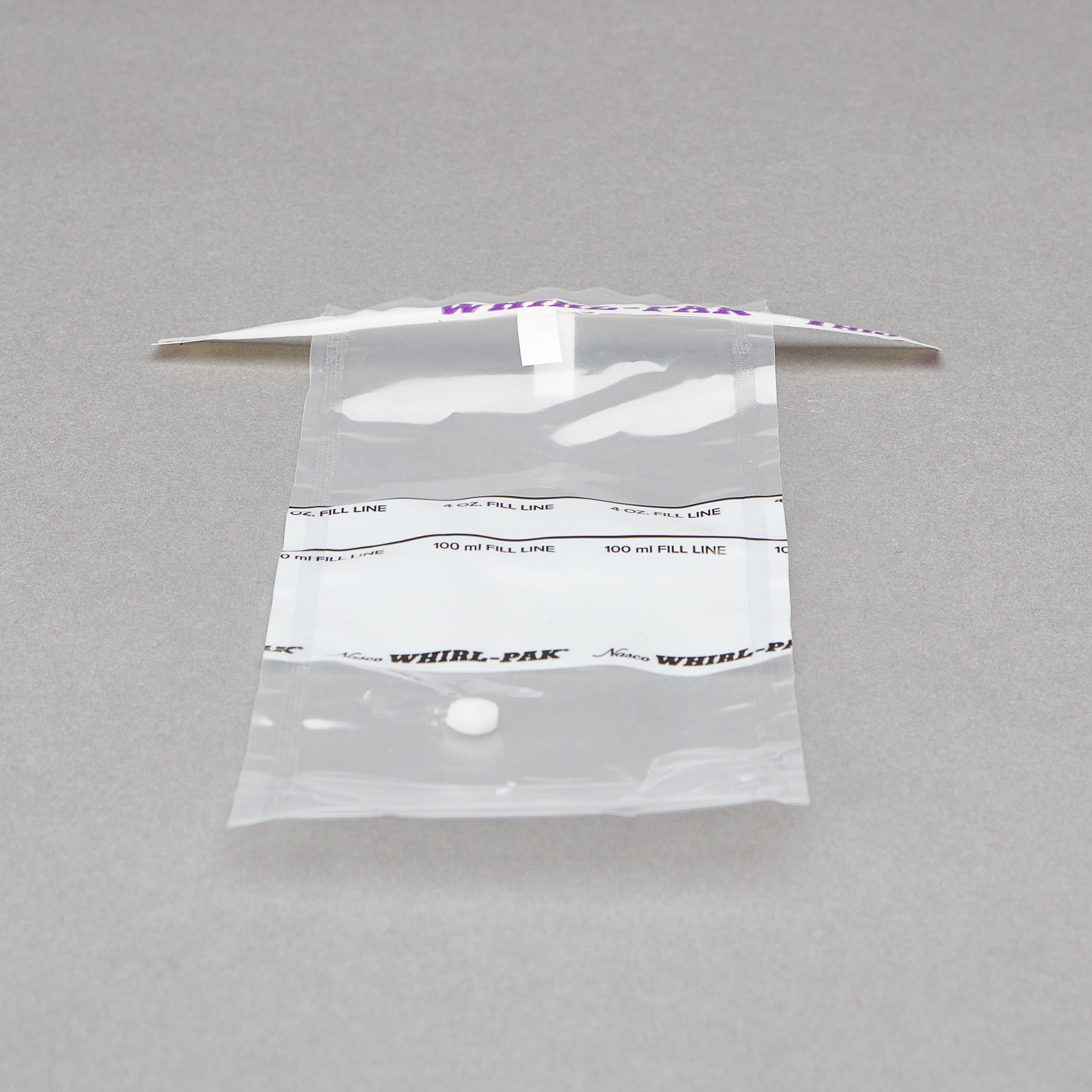 Single Thio-Bag included in Aquagenx CBT EC+TC Kits to collect 100 mL water sample